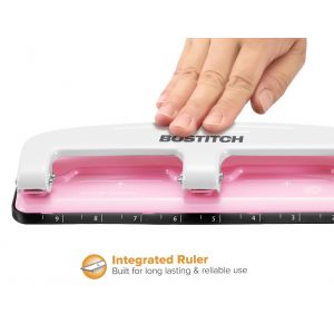 12 Sheets Pink 12 Reduced Effort 3-Hole Punch New 